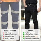 ThermX - Fleece Lined Waterproof Utility Trousers (BUY 1 GET 1 FREE)