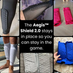 Aegis™ Shield 2.0 — Elite Impact Compression Shin Guard