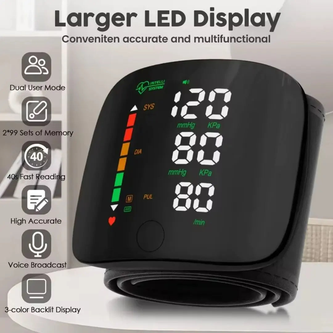 Rhythm™ Monitor 2.0 - Smart Wrist Blood Pressure Monitor
