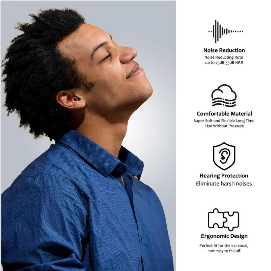 Hush™ Pro 2.0 - Moto Earplugs - 27 dB