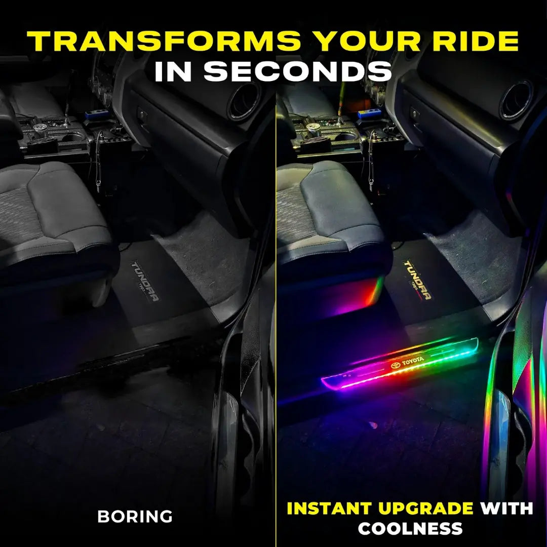 Princesa - The "Passenger Princess" Custom LED Door Sill