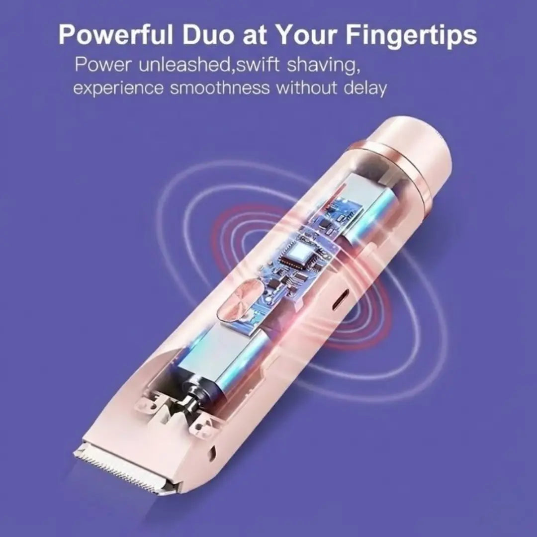 Velvet™ - 2-in-1 Painless Hair Trimmer