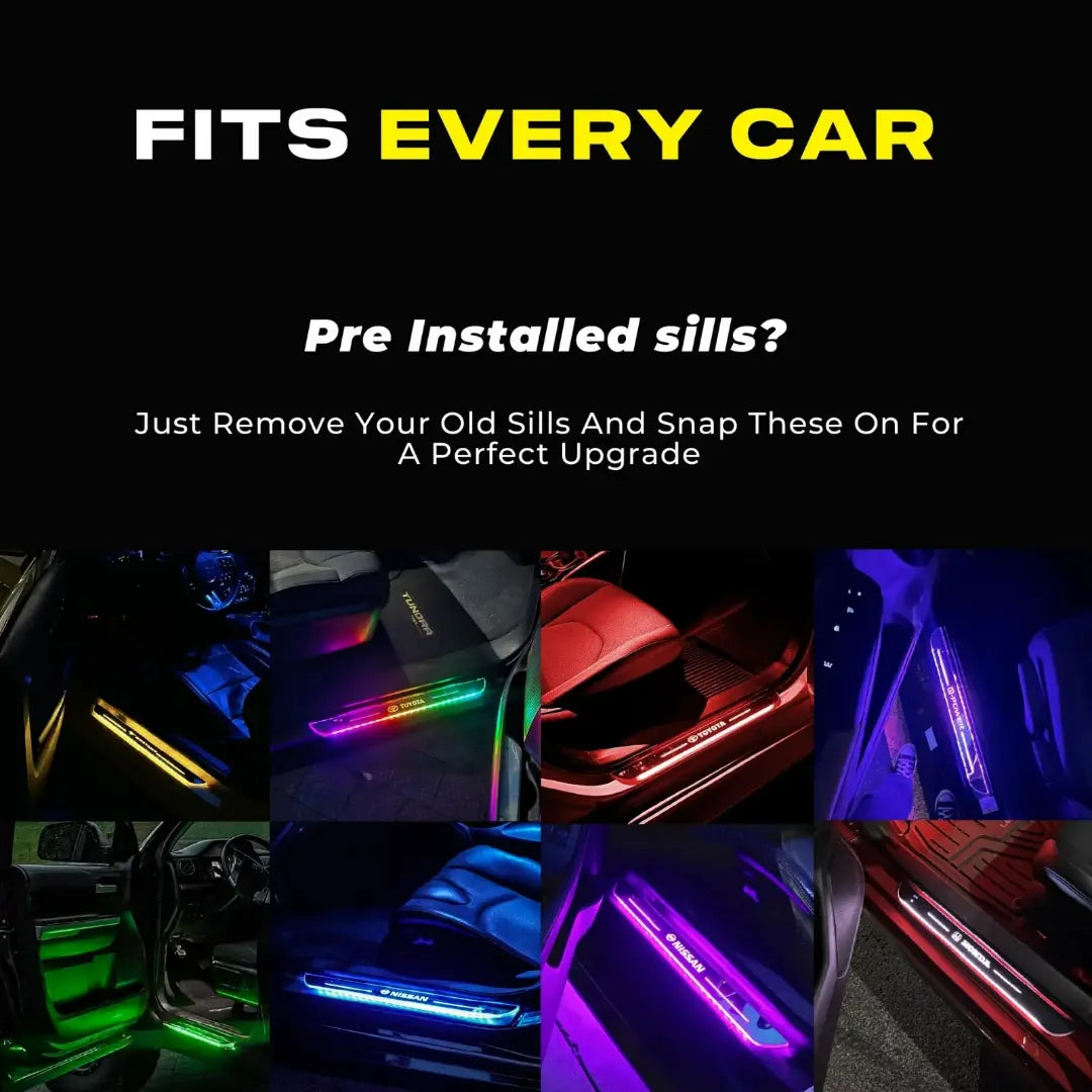 Princesa - The "Passenger Princess" Custom LED Door Sill