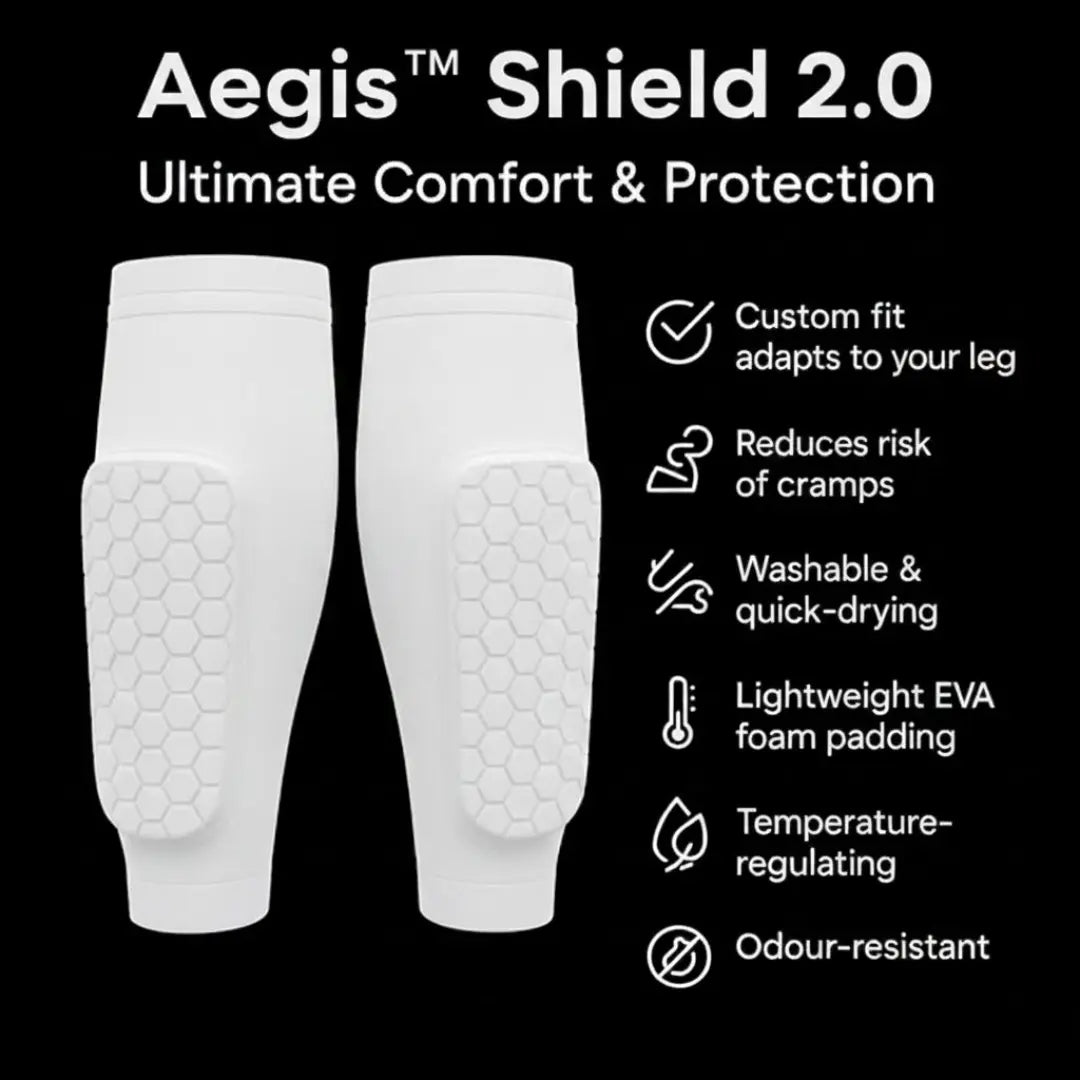 Aegis™ Shield 2.0 — Elite Impact Compression Shin Guard