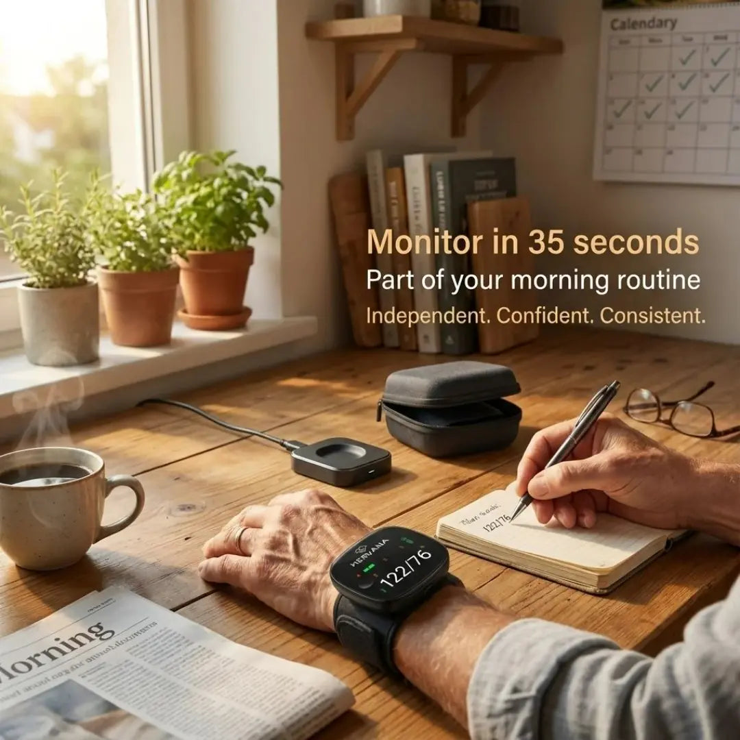 Rhythm™ Monitor 2.0 - Smart Wrist Blood Pressure Monitor