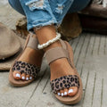 Veloce - Orthopedic Leopard Print Sandals