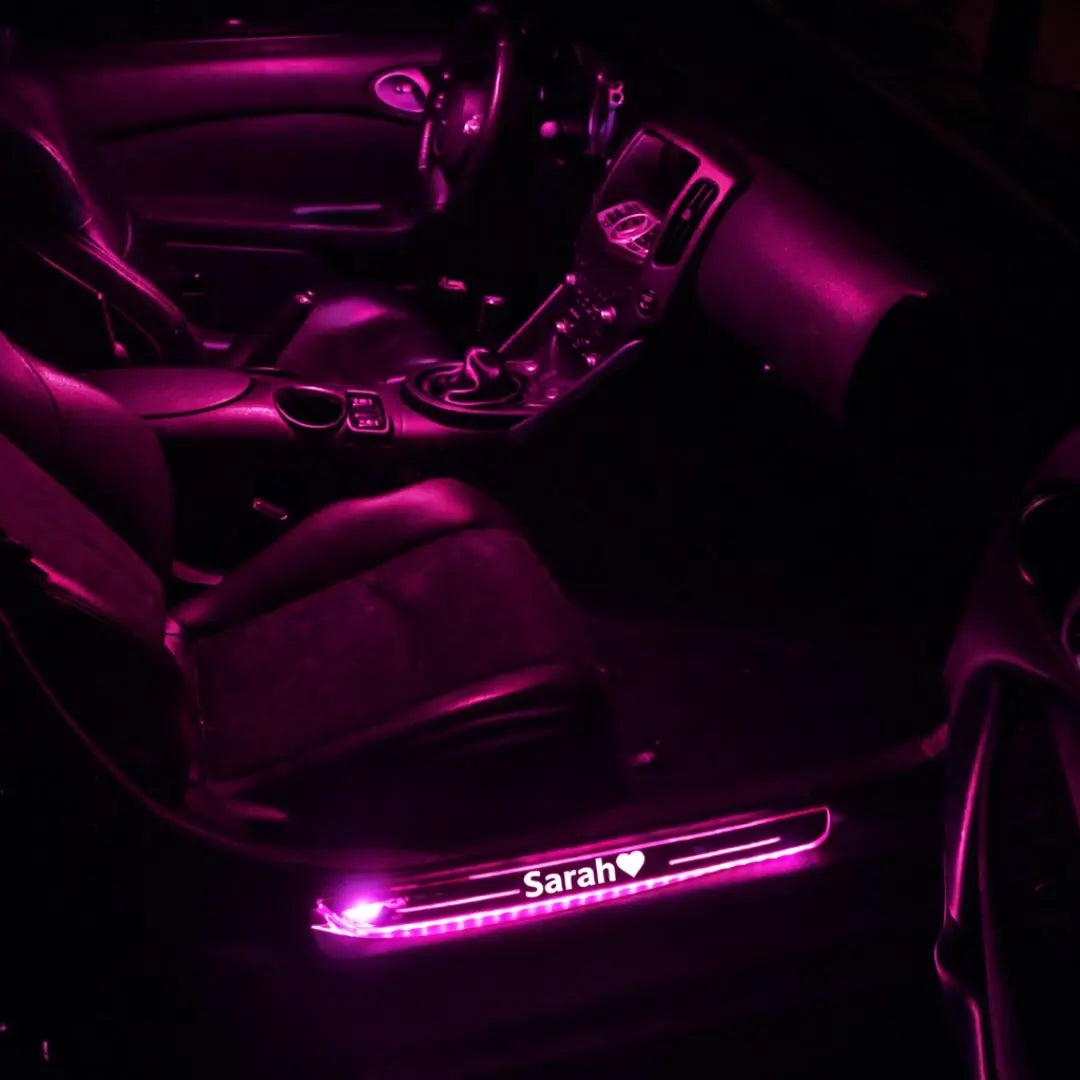 Princesa - The "Passenger Princess" Custom LED Door Sill