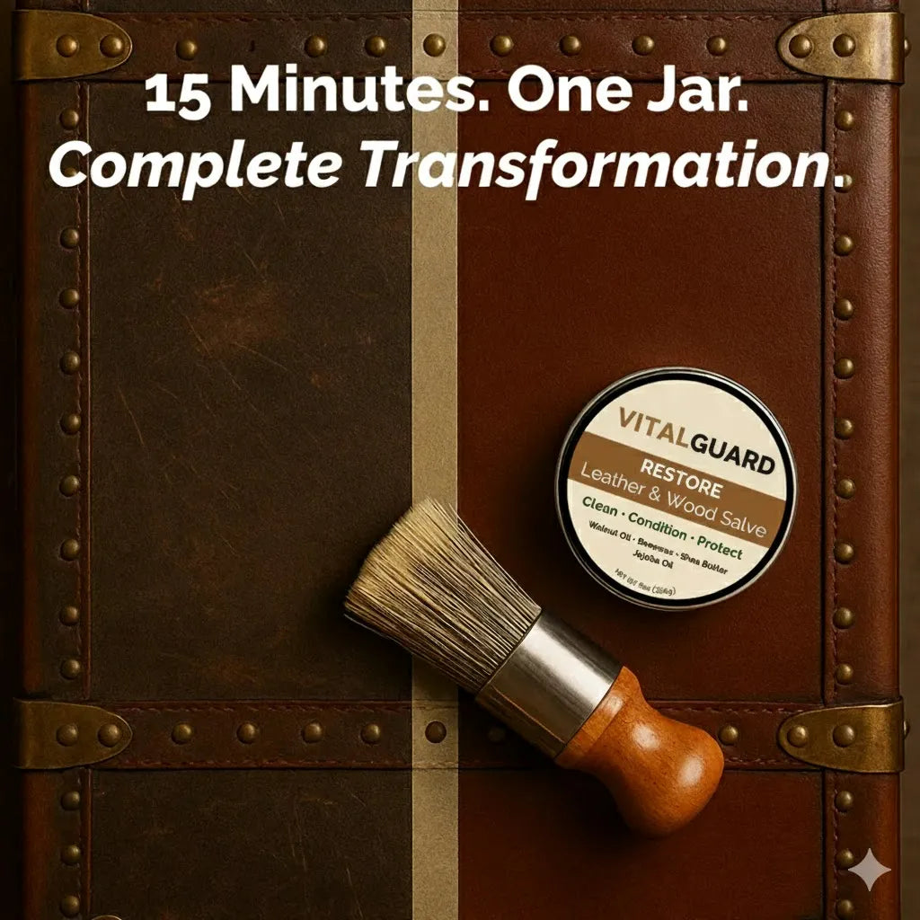 VitalGuard - Professional Leather & Wood Conditioning Salve (Buy 1 Get 1 Free)