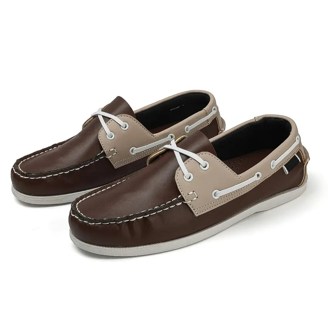 Tideway Boat Shoes - Mocassini da barca bicolore con ammortizzazione leggera e suola in EVA