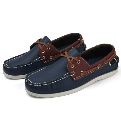 Tideway Boat Shoes - Mocassini da barca bicolore con ammortizzazione leggera e suola in EVA