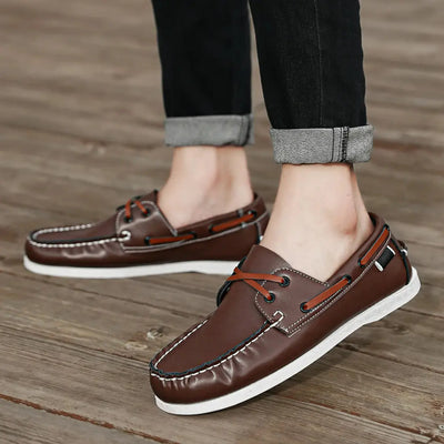 Tideway Boat Shoes - Mocassini da barca bicolore con ammortizzazione leggera e suola in EVA